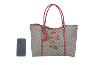 GUCCI JOY TOTE TATTOO RED & CANVAS