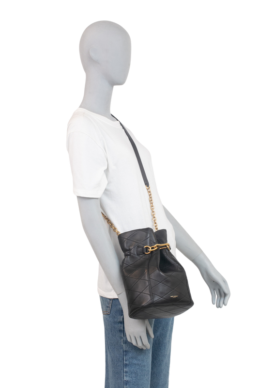 YSL BUCKET LE MAILLON HOOK BLACK