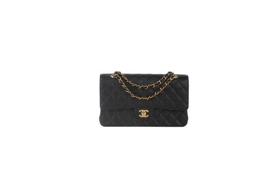 CHANEL CLASSIC DF MEDIUM CAVIAR BLACK