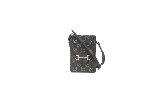 GUCCI PHONE CASE HORSEBIT 1955 DENIM