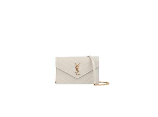 YSL WOC CHEVRON OFF WHITE