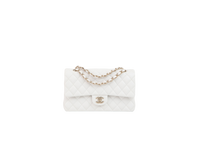 CHANEL CLASSIC DF MEDIUM CAVIAR WHITE