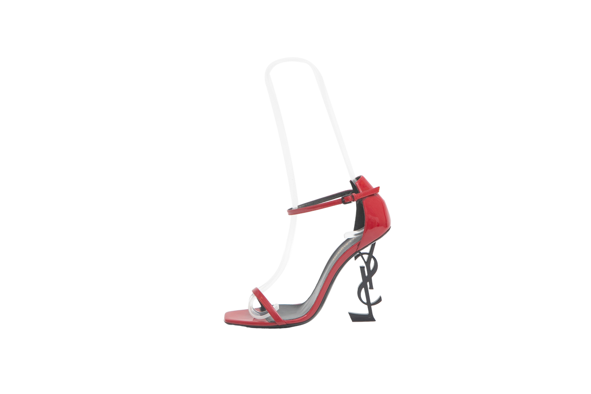 DESAPEGO THASSIA NAVES YSL SANDAL OPYUM ROUGE ET BLACK - 37 BR
