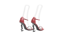 DESAPEGO THASSIA NAVES YSL SANDAL OPYUM ROUGE ET BLACK - 37 BR