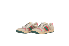 DESAPEGO THASSIA NAVES GUCCI SNEAKER SCREENER TODDLER WEB PINK - 37 BR