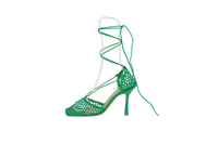 DESAPEGO THASSIA NAVES BOTTEGA SANDAL STRETCH LACE UP GRASS - 37 BR