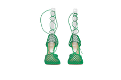 DESAPEGO THASSIA NAVES BOTTEGA SANDAL STRETCH LACE UP GRASS - 37 BR