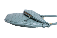 BOTTEGA GEMELI MEDIUM INTRECCIATO SAGE GREEN