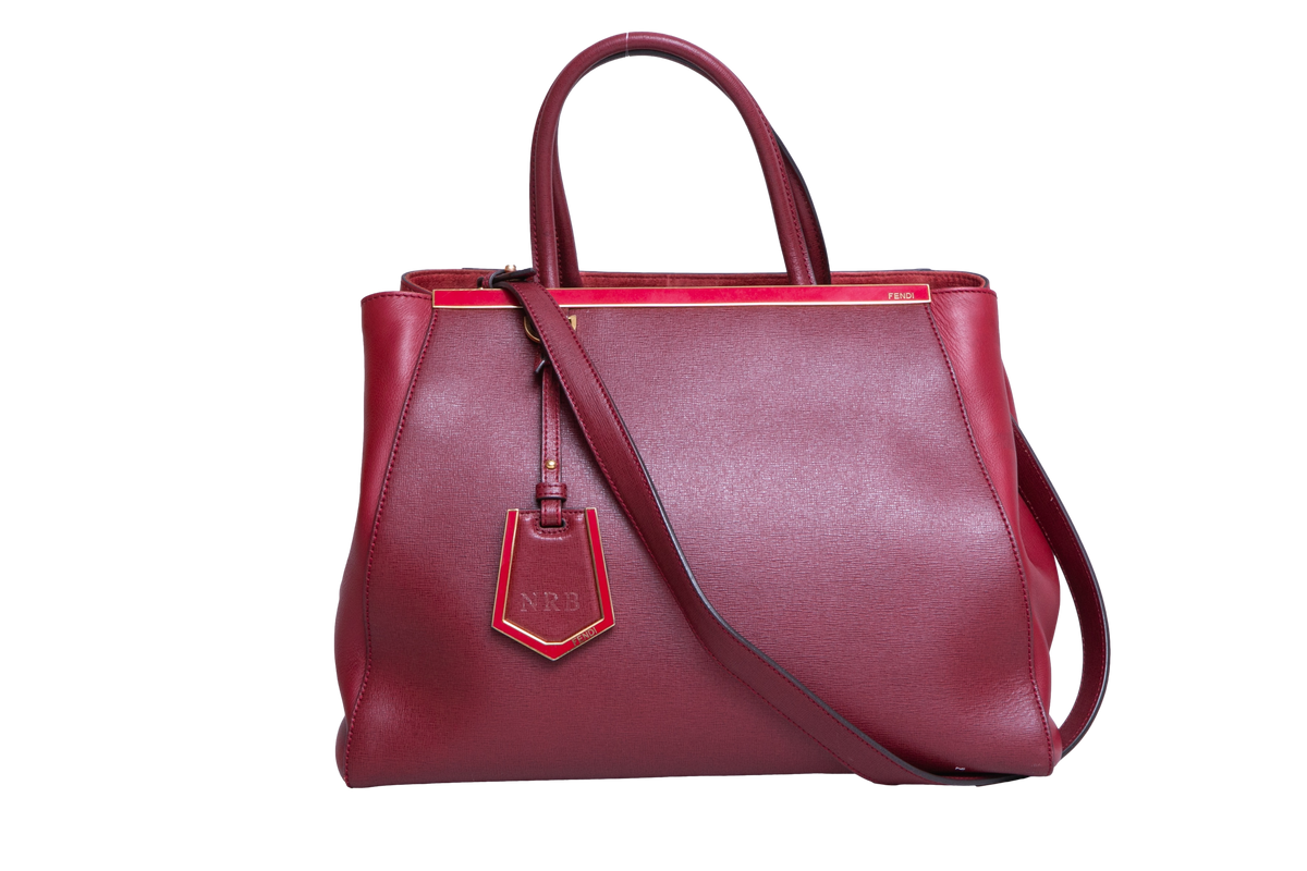 FENDI SHOPPING 2JOURS MEDIUM CHERRY