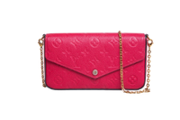 LV POCHETTE FÉLICIE MONOGRAM EMPREINTE RED