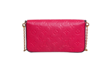LV POCHETTE FÉLICIE MONOGRAM EMPREINTE RED