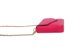 LV POCHETTE FÉLICIE MONOGRAM EMPREINTE RED