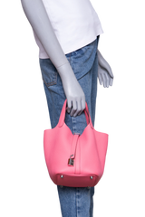 HERMÈS PICOTIN 18 LOCK CLEMENCE ROSE AZALEE