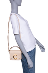 CHLOÉ C MINI SQUARE CREAM