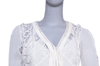 DIOR BRANCA BLUSA RENDA