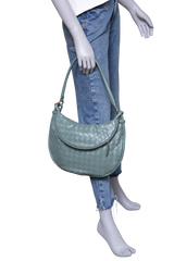 BOTTEGA GEMELI MEDIUM INTRECCIATO SAGE GREEN