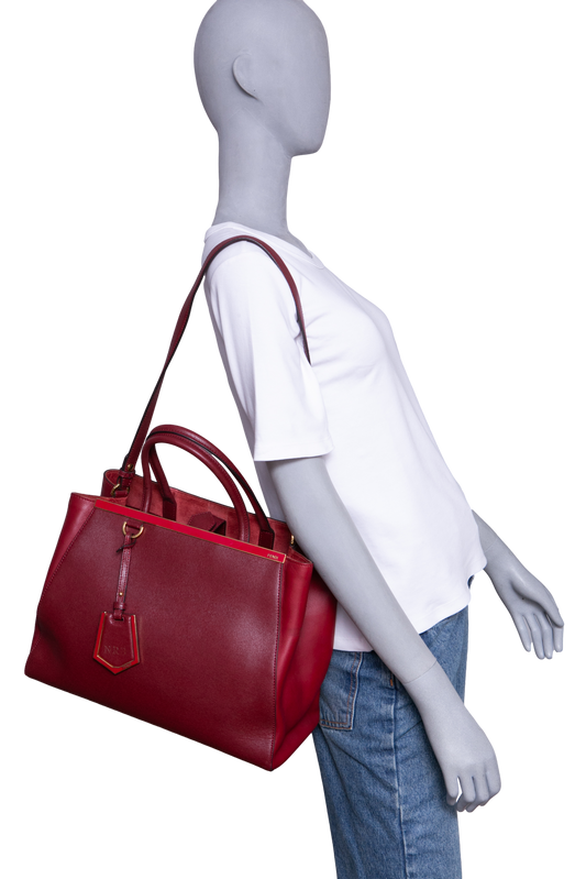 FENDI SHOPPING 2JOURS MEDIUM CHERRY
