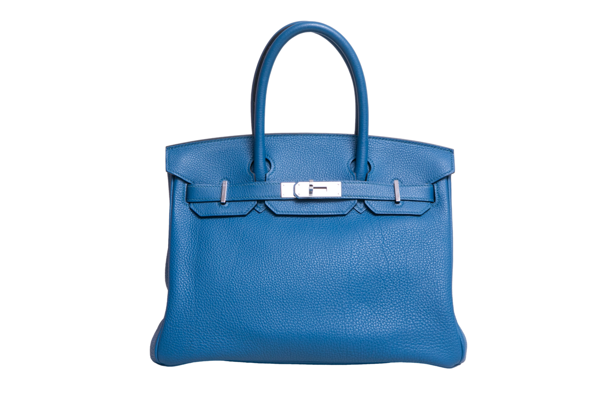 HERMÈS BIRKIN 30 TOGO BLEU COBALT PALLADIUM HDWR