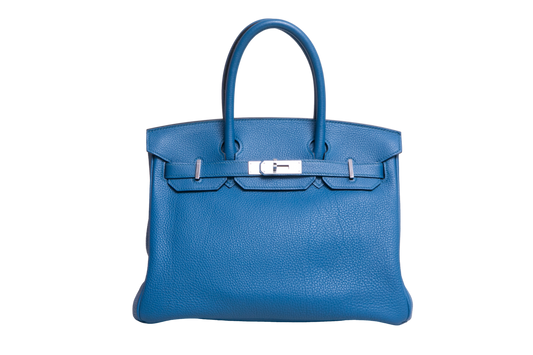HERMÈS BIRKIN 30 TOGO BLEU COBALT PALLADIUM