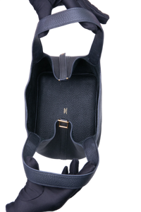 HERMÈS PICOTIN 22 LOCK TAURILLON CLEMENCE NOIR