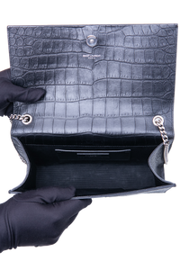 YSL KATE TASSEL EMBOSSED BLACK