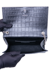 YSL KATE TASSEL EMBOSSED BLACK
