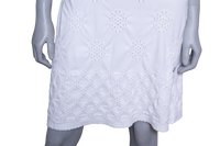 CHANEL DRESS KNIT SLEEVE RAYON OFF WHITE