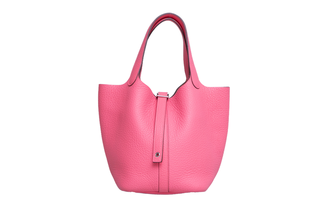 HERMÈS PICOTIN 18 LOCK CLEMENCE ROSE AZALEE