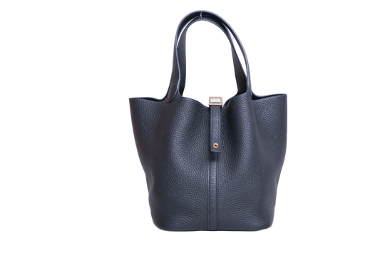 HERMÈS PICOTIN 22 LOCK TAURILLON CLEMENCE NOIR