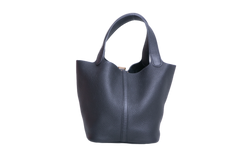 HERMÈS PICOTIN 22 LOCK TAURILLON CLEMENCE NOIR