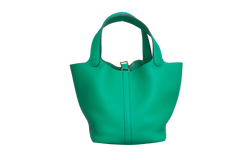 HERMÈS PICOTIN LOCK 22 MENTHE CLEMENCE