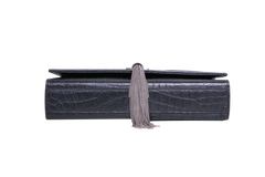 YSL KATE TASSEL EMBOSSED BLACK