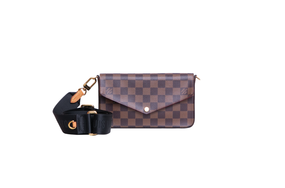 LV POCHETTE FÉLICIE DAMIER ÉBÈNE
