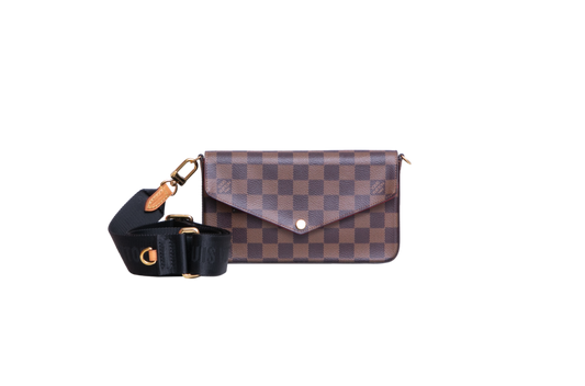 LV POCHETTE FÉLICIE DAMIER ÉBÈNE