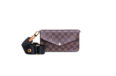 LV POCHETTE FÉLICIE DAMIER ÉBÈNE