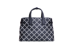 BURBERRY BANNER NM PRINTED LEATHER MEDIUM BLACK