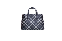 BURBERRY BANNER NM PRINTED LEATHER MEDIUM BLACK