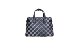 BURBERRY BANNER NM PRINTED LEATHER MEDIUM BLACK