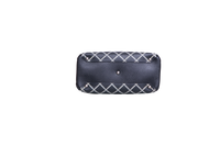 BURBERRY BANNER NM PRINTED LEATHER MEDIUM BLACK