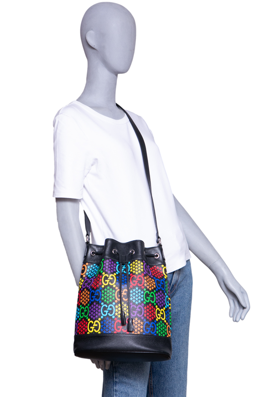 GUCCI GG PSYCHEDELIC BUCKET BLACK/MULTICOLORED