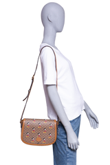 GUCCI X DISNEY MINI GG SUPREME VINTAGE MONOGRAM MICKEY MOUSE SMALL BROWN