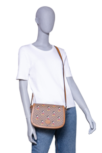 GUCCI X DISNEY MINI GG SUPREME VINTAGE MONOGRAM MICKEY MOUSE SMALL BROWN