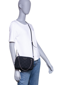 PRADA NYLON QUILTED CROSSBODY BLACK
