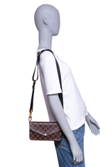LV POCHETTE FÉLICIE DAMIER ÉBÈNE