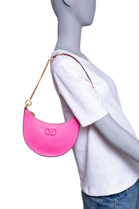 VALENTINO VLOGO SIGNATURE MINI HOBO PINK