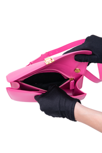 YSL CARRÉ SHOULDER BAG LEATHER PINK