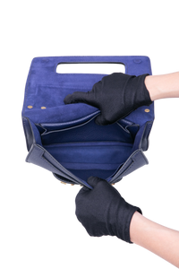 DIOR J'ADIOR CHAIN CALFSKIN NAVY BLUE