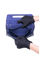 DIOR J'ADIOR CHAIN CALFSKIN NAVY BLUE