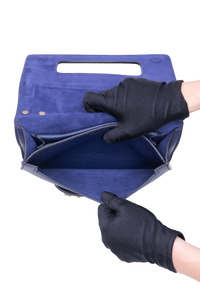 DIOR J'ADIOR CHAIN CALFSKIN NAVY BLUE