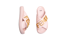 FENDI MULE FENDIGRAPHY ROSE - 35 BR